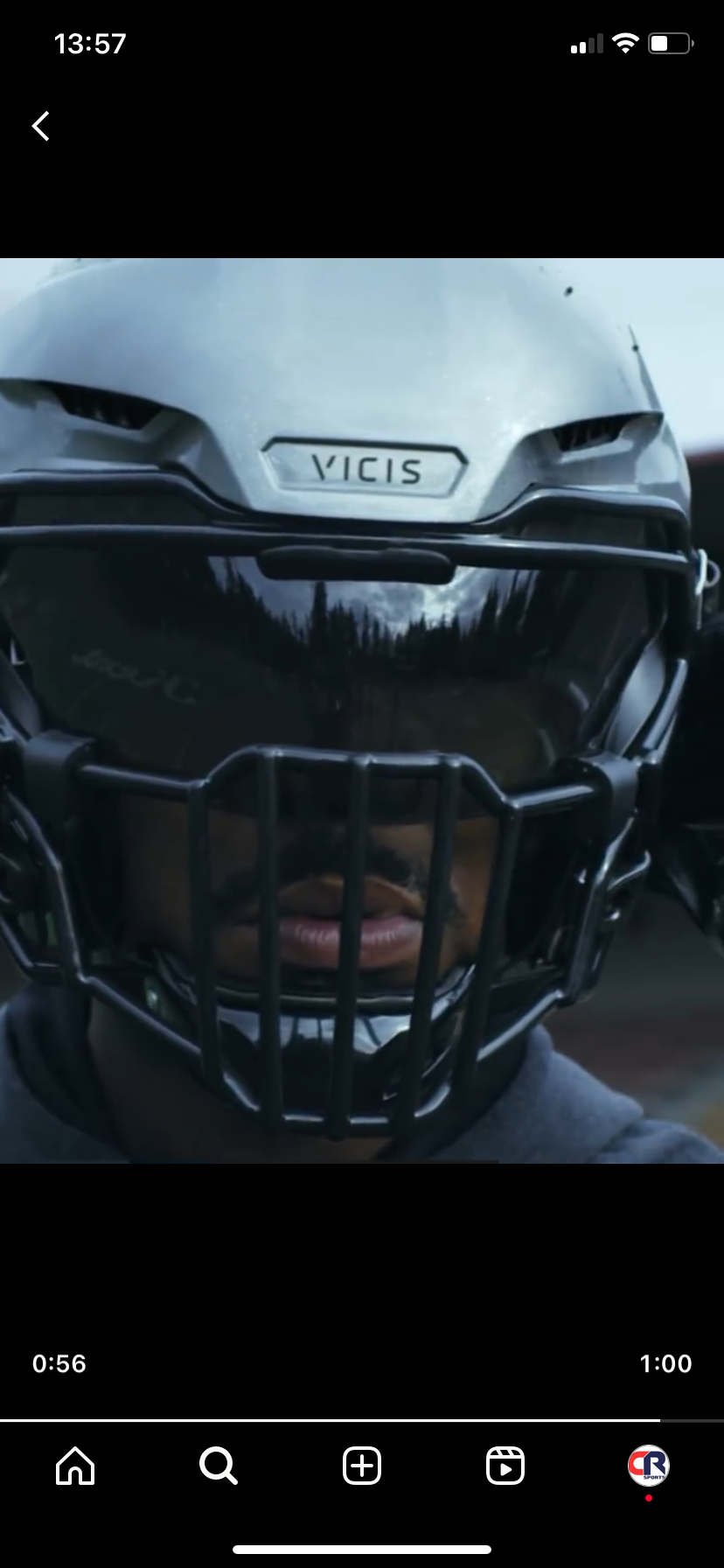CASCO VICIS TRENCH ELLiTE  (incluye barra, juego de pads, mica y barbiquejo)