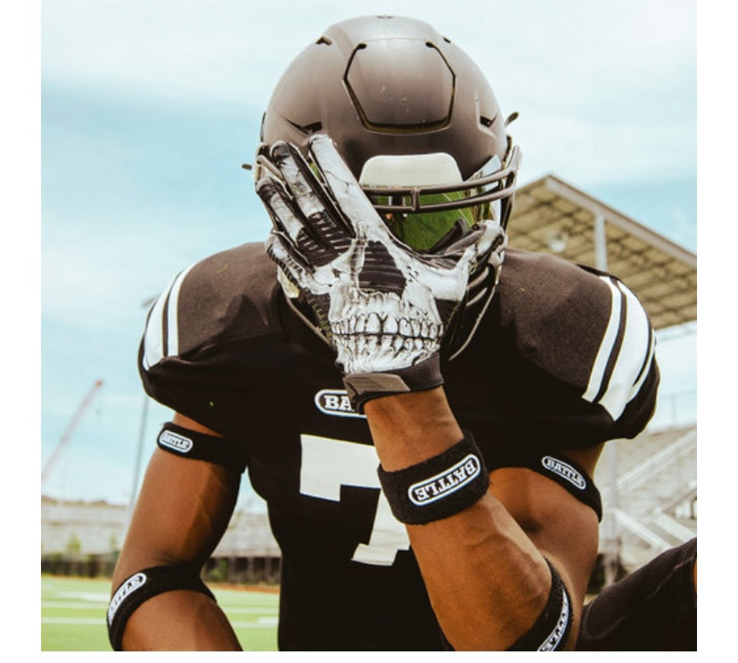 Guantes receptor Battle “SkullFace” Adulto
