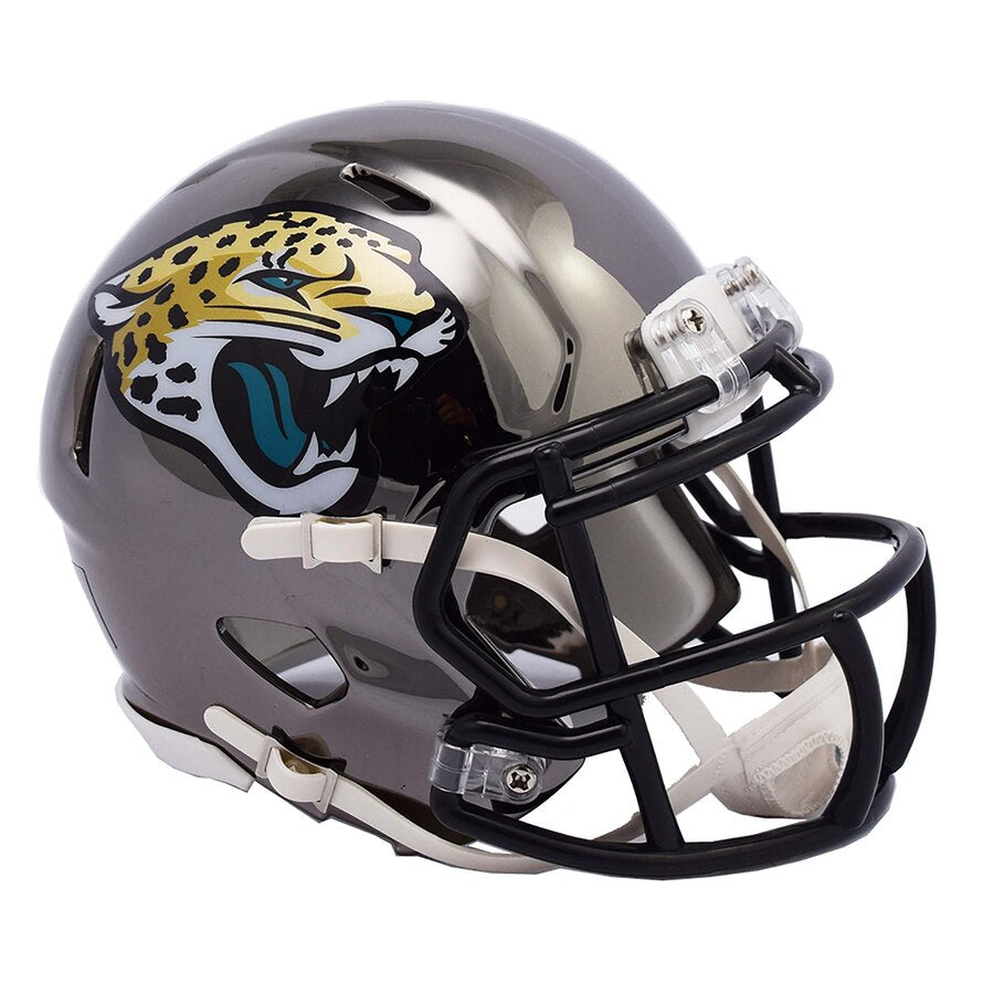 MINI CASCO SPEED CHROME JACKSONVILLE JAGUARS RIDDELL