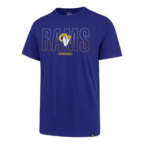 PLAYERA NFL '47 BRAND SPLIT SQUAD SUPER RIVAL RAMS