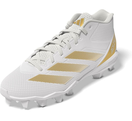 Cleats Adidas Adizero Impact.2 Goma moldeada Cloud Blanco Dorado Metalizado