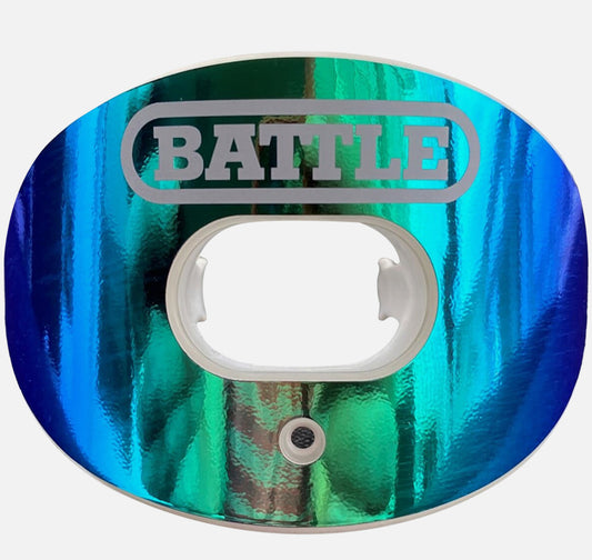 Bucal Battle Iridescent Oxygen Mouthguard (Chrome Blue/Purple)
